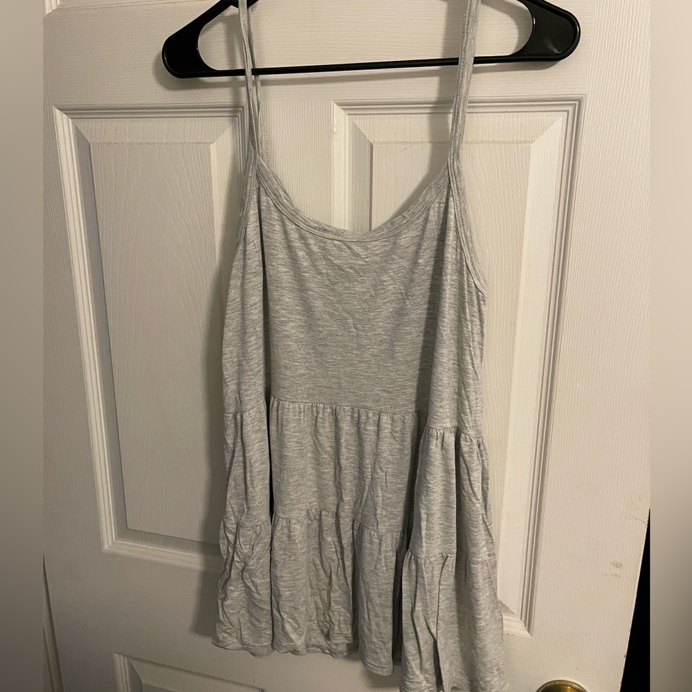 Maternity tiered tank top